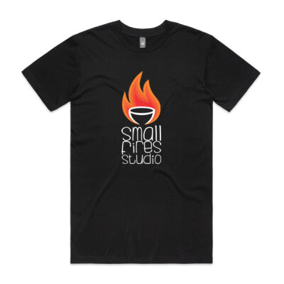 Small Fires Studio Tee - Logo Front & Back - Dark Colours Thumbnail