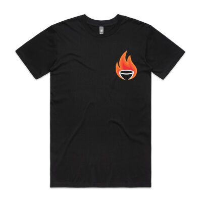 Small Fires Studio Flame Unisex Tee - Dark Colours Thumbnail