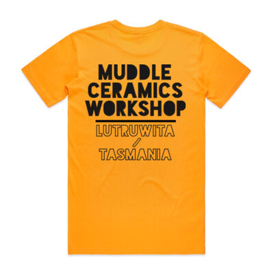 MUDDLE Unisex Tee - BACK PRINT ONLY Black Text lots of colours Thumbnail